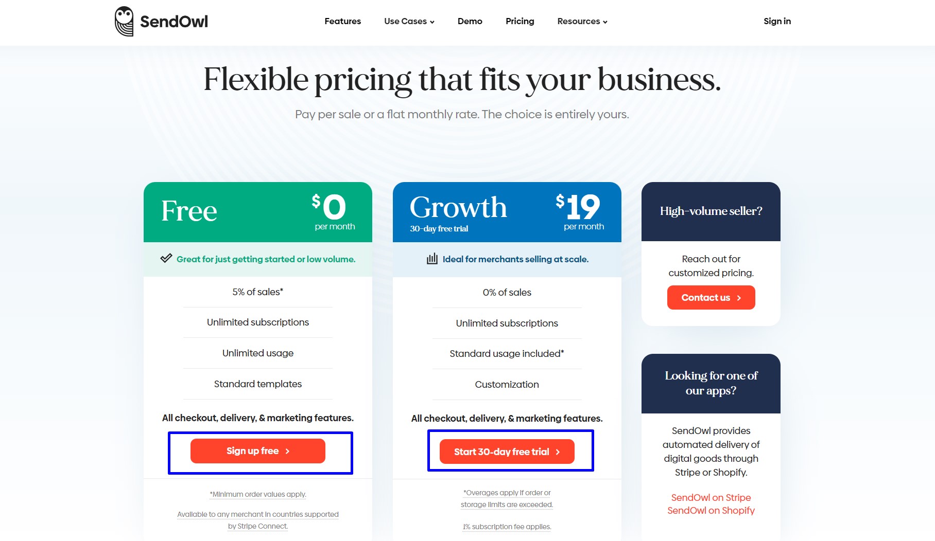 pricing-page-for-free-signup