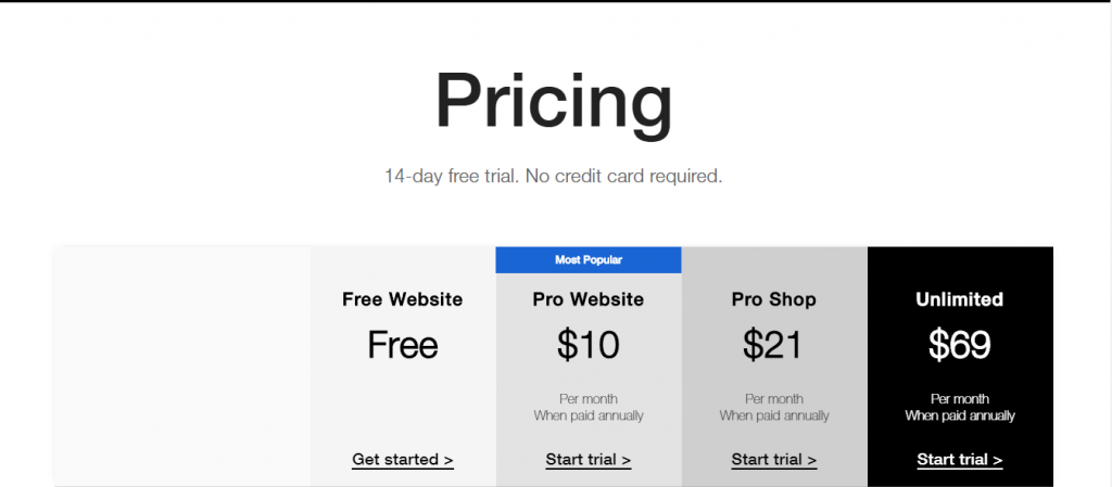 Ucraft-Pricing